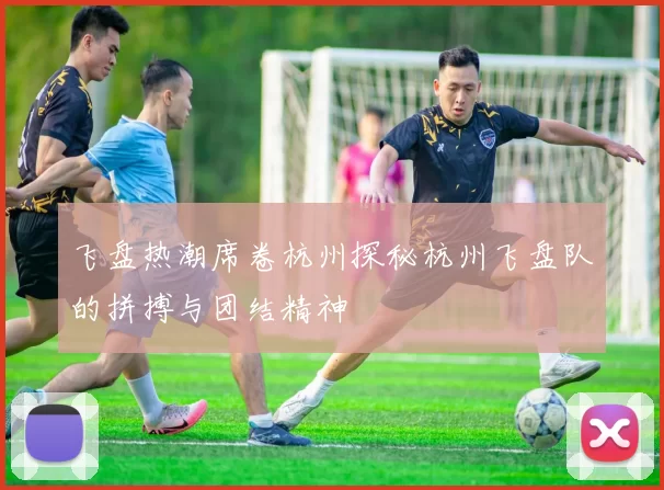 飞盘热潮席卷杭州探秘杭州飞盘队的拼搏与团结精神